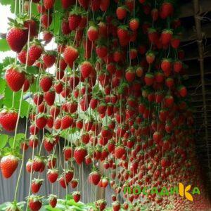 Клубника ампельная Анастасия купить по цене от 370р. в интернет-магазине «Посадика» с доставкой почтой в в Карталые и по всей России – [изображение №1].